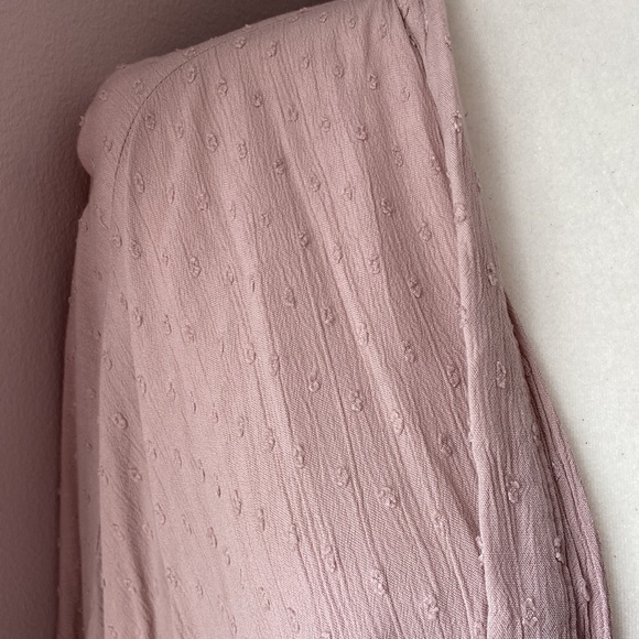 Mauve batwing sleeve kimono/cardigan - Picture 2 of 4